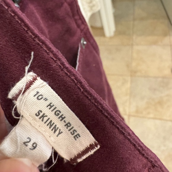 MADEWELL 10" High-Rise Skinny Sateen Jeans - Picture 7 of 9